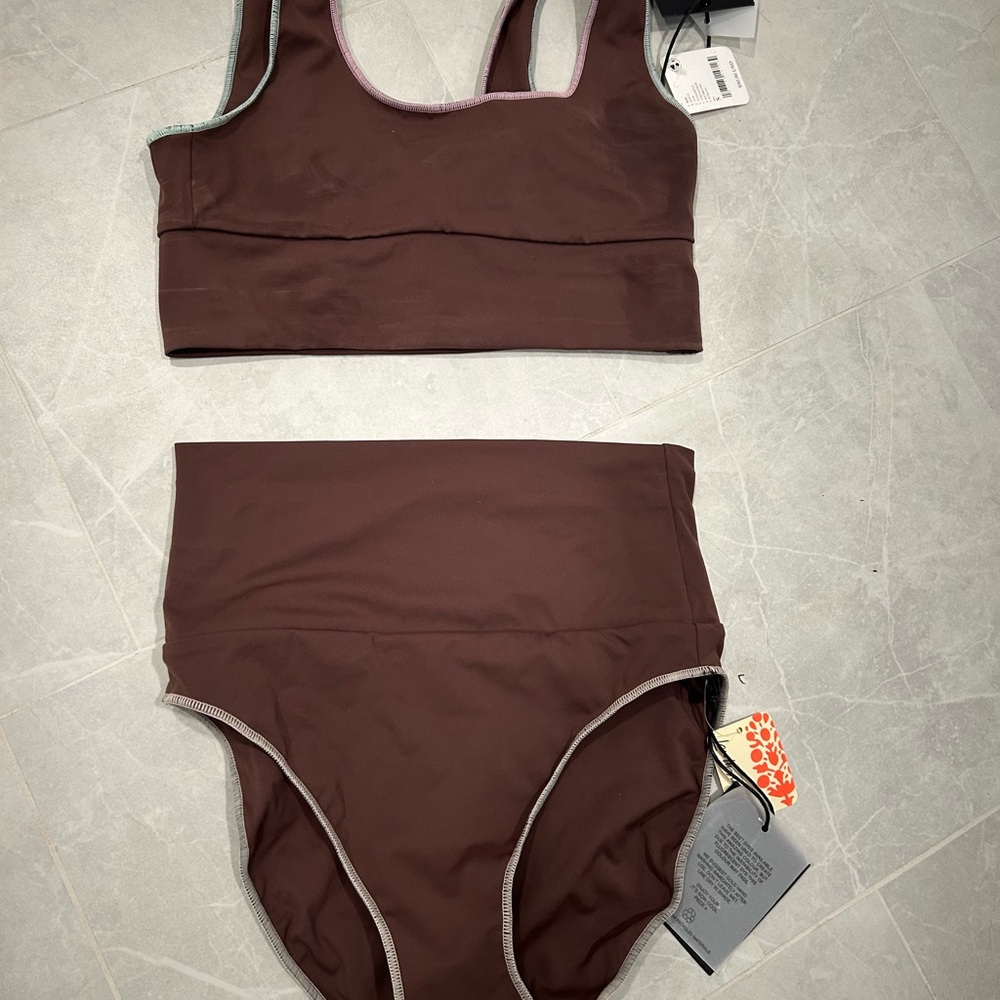 Elegant Brown Bikini Set
